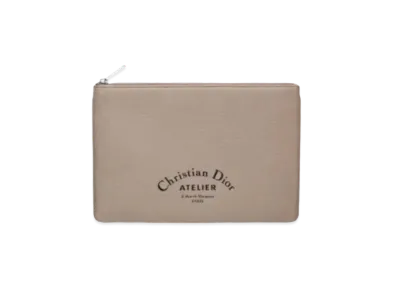 Dior Grain Calfskin Flat Wallet "Toop"