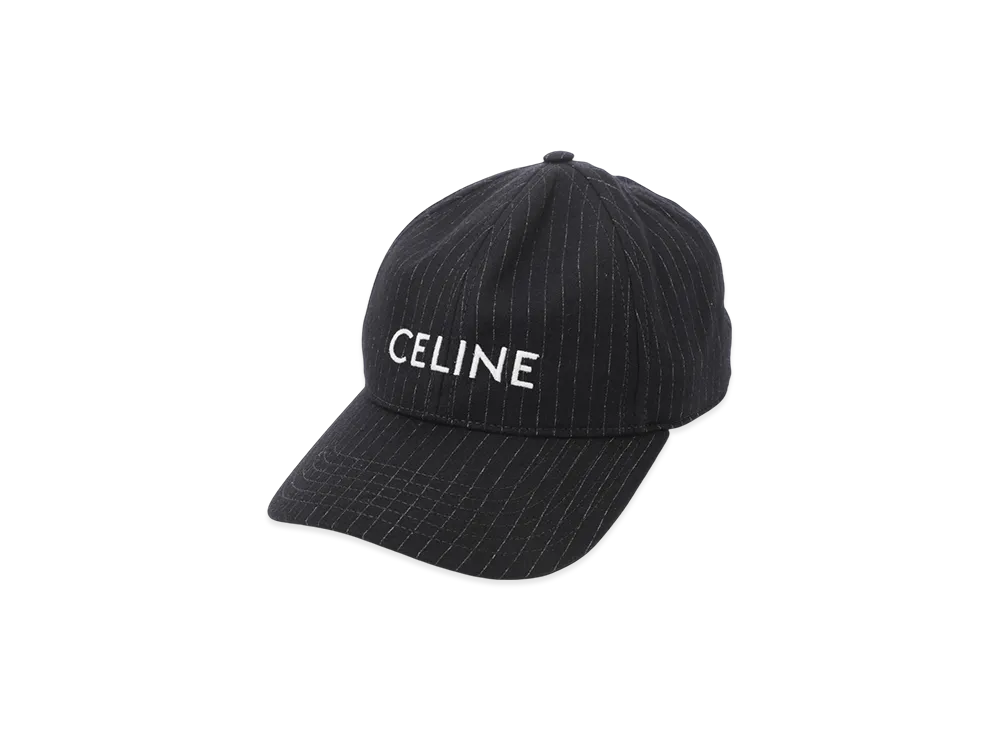 CELINE Baseball Cap "Noir/Craie"