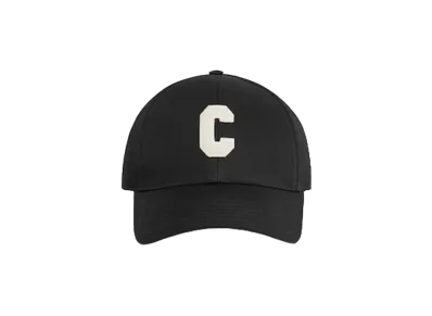 CELINE Initial Baseball Cap Cotton "Black"