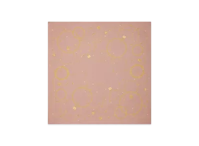CELINE Square in Charms Silk Twill "Rose"