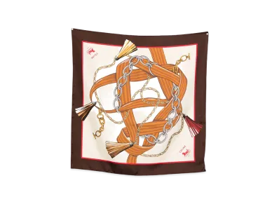 CELINE Women's Capsule Scarfs "Brown"