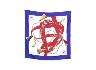 CELINE Women's Capsule Scarfs "Blue"