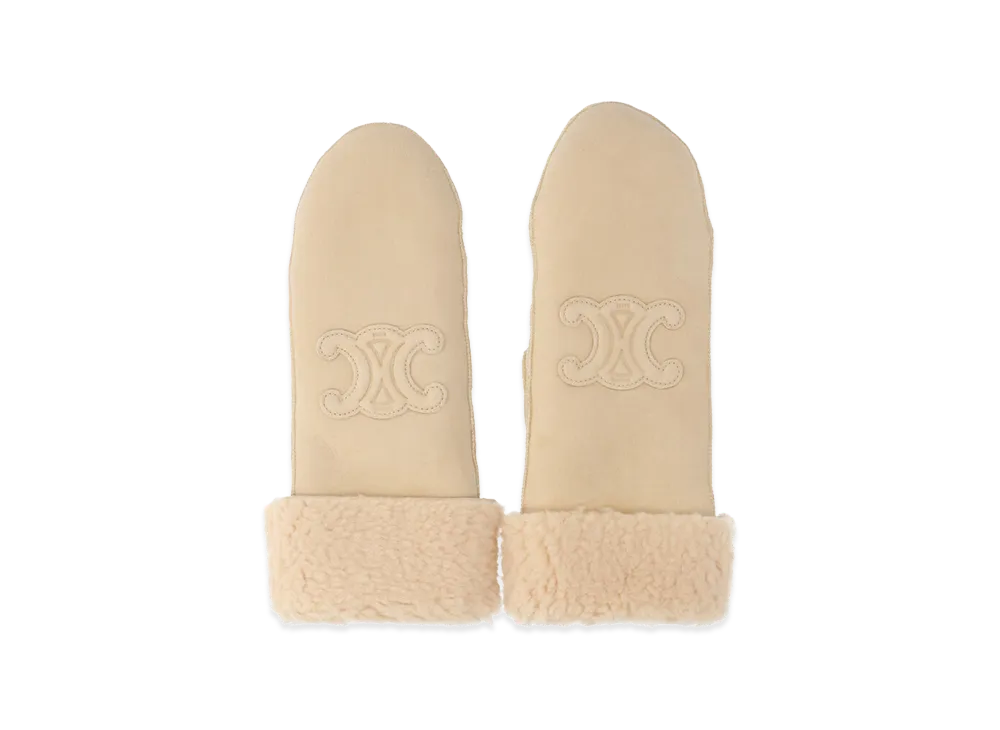 CELINE Women's Gloves "White"