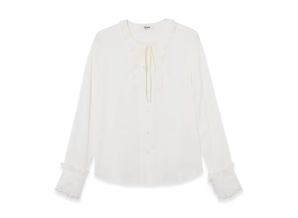 CELINE Blouse Romy Shirt "Ivory"
