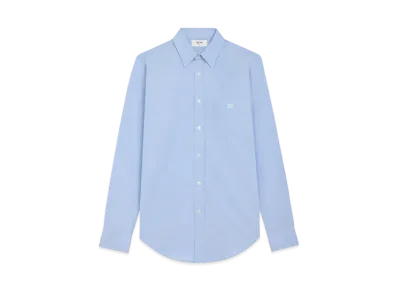 CELINE Men's Loose Shirt in Oxford Cotton "Chambray"