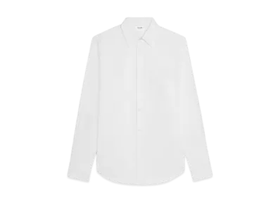 CELINE Men's Loose Shirt in Linen "White"