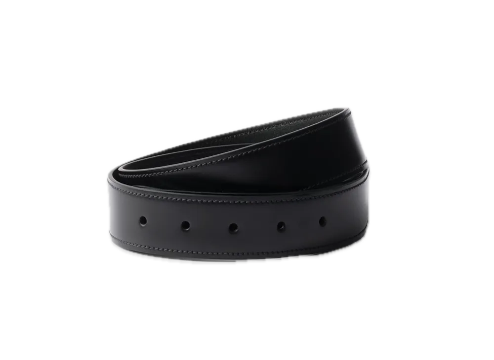 PRADA Leather Belt Strap "Black"
