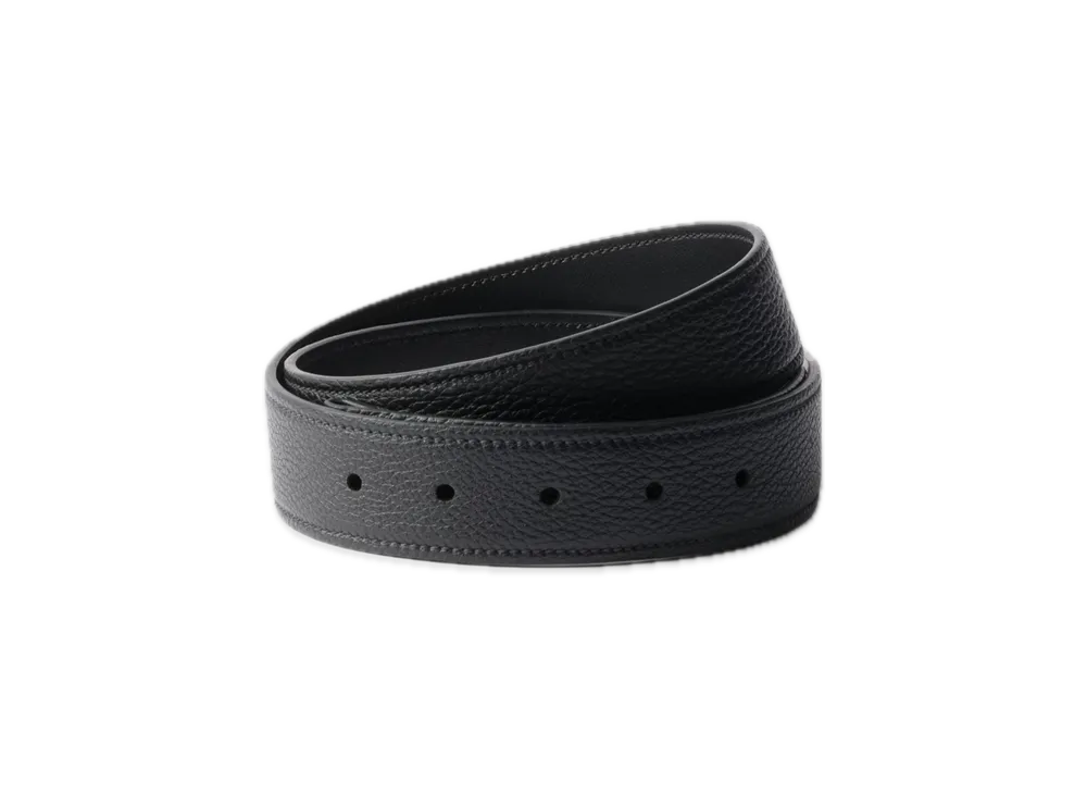 PRADA Leather Belt Strap "Black"