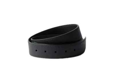 PRADA Saffiano Leather Belt Strap "Black"