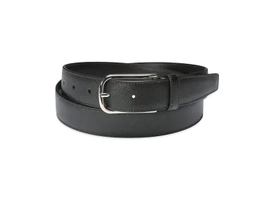 PRADA Saffiano Leather Belt "Black"