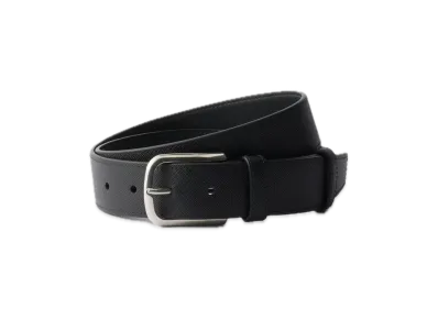 PRADA Saffiano Leather Belt "Black"