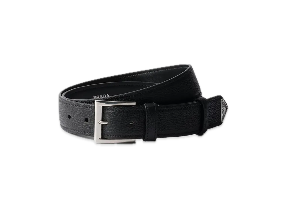PRADA Leather Belt "Black"
