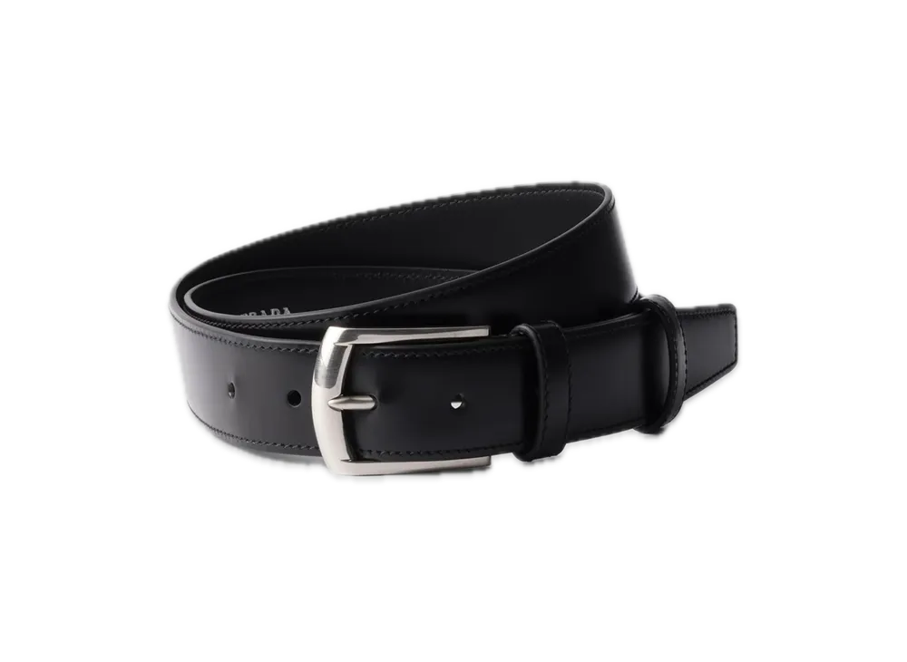 PRADA Leather Belt "Black"