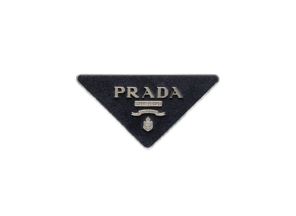 PRADA Buckle for Suede Belt Strap "Navy"