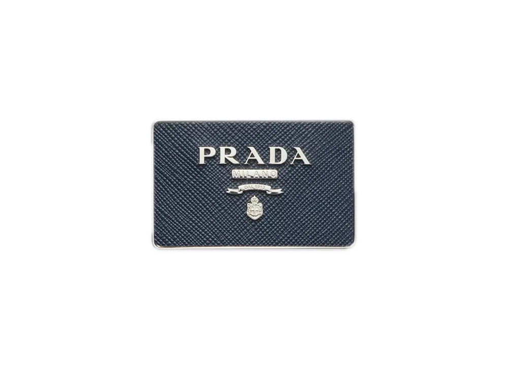 PRADA Metal Belt Buckle "Navy"