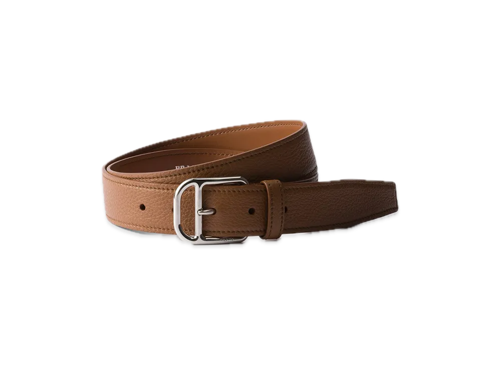 PRADA Leather Belt "Cognac"