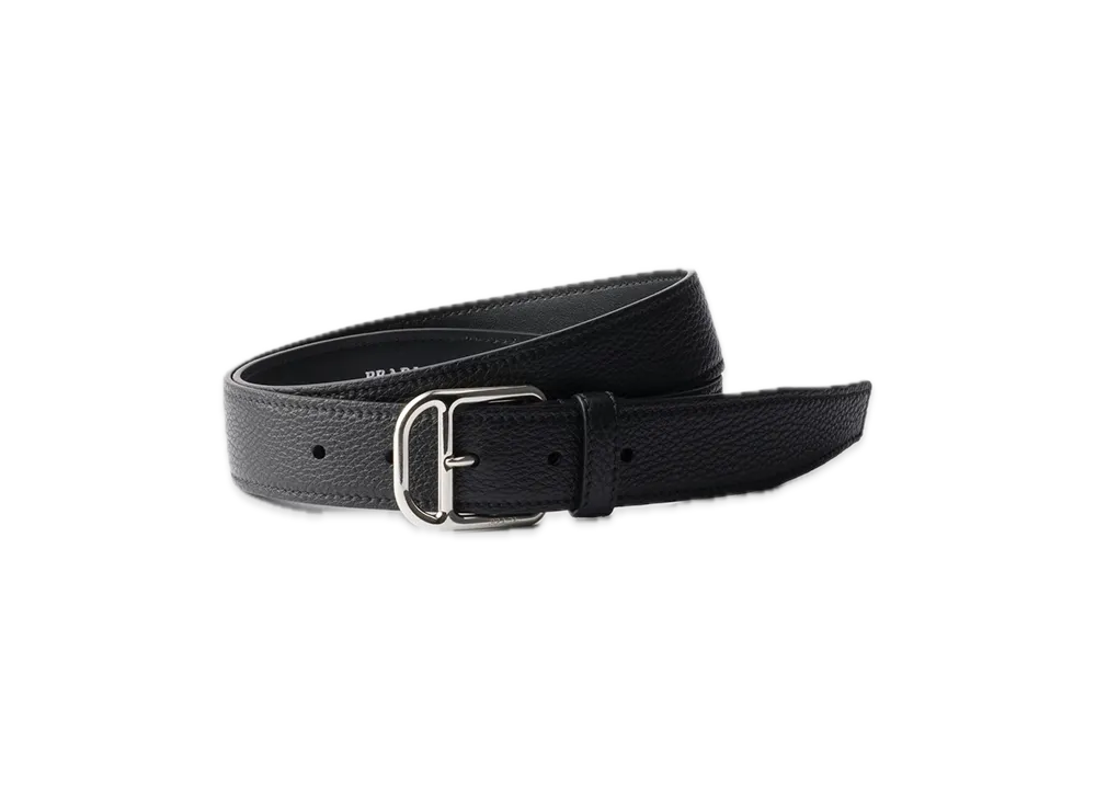 PRADA Leather Belt "Black"