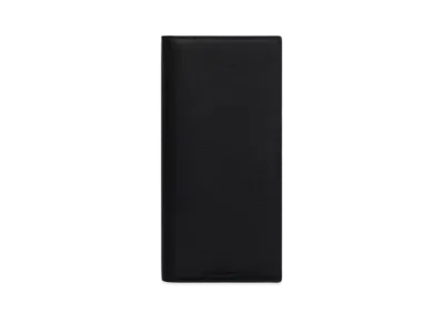 Dior Grain Touch Calfskin Wallet "Black"