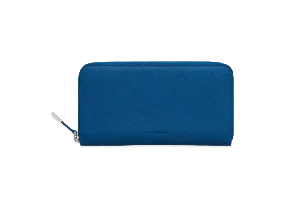 Dior Leather Long Wallet "Blue"