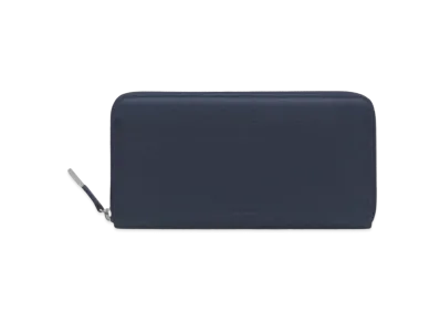 Dior Grain Calfskin Wallet "Navy Blue"