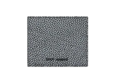 Dior Two Ton Grain Touch Calfskin Wallet "Black White"