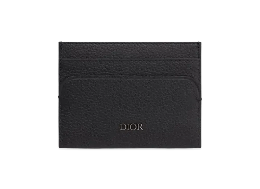 Dior Cow Leather Card Holder "Black"