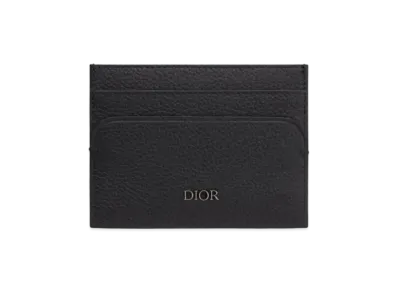 Dior Cow Leather Card Holder "Black"