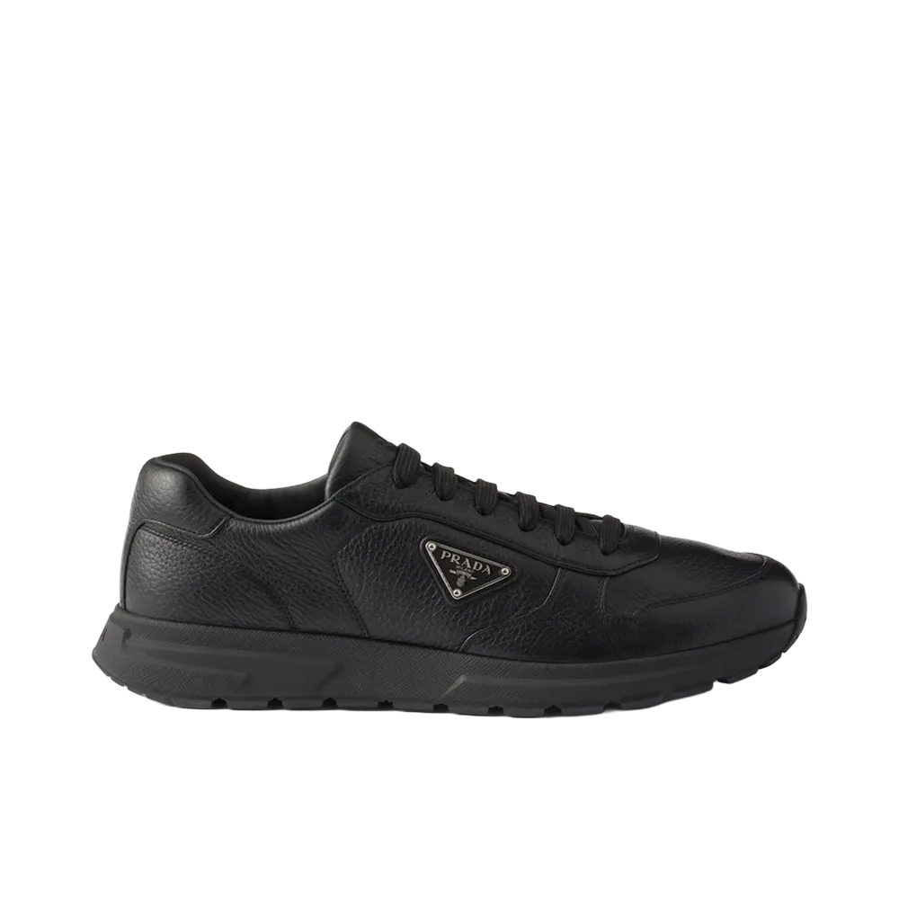 PRADA Prax 2.0 Leather Sneakers "Black"