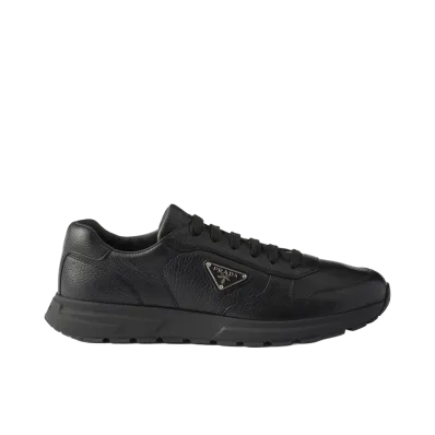 PRADA Prax 2.0 Leather Sneakers "Black"