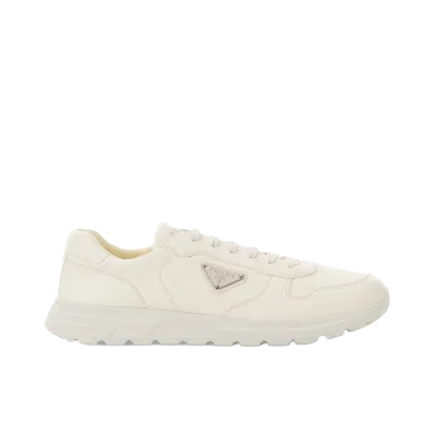 PRADA Leather Prax 2.0 Sneakers "White"