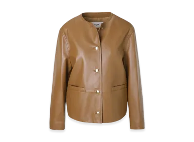 CELINE Veste Col Rond "Beige"
