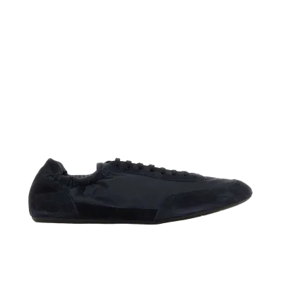 PRADA Nylon and Suede Sneakers "Navy Blue"