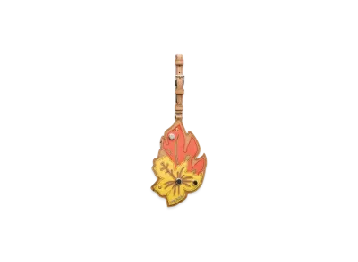 PRADA Saffiano Leather Name Tag "Natural"