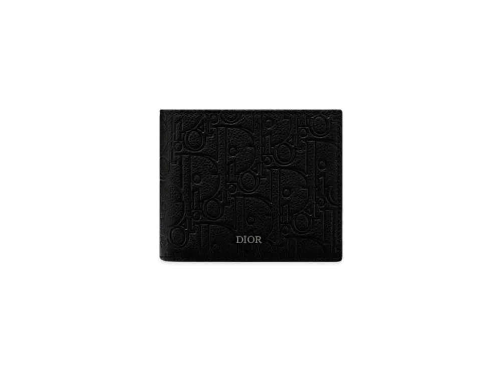 Dior Bifold Wallet Dior Gravity Leather "Black"