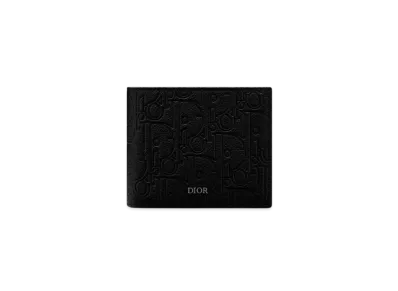 Dior Bifold Wallet Dior Gravity Leather "Black"