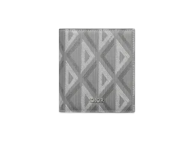Dior Small Straight Wallet "Gray"