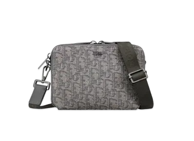 Dior Pouch Strap Dior Oblique Jacquard "Ruthenium"