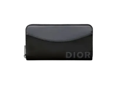 Dior Long Zip Wallet "Dark Gray"