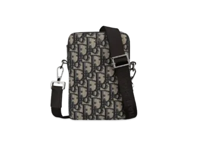 Dior Messenger Pouch Oblique Jacquard "Beige/Black"