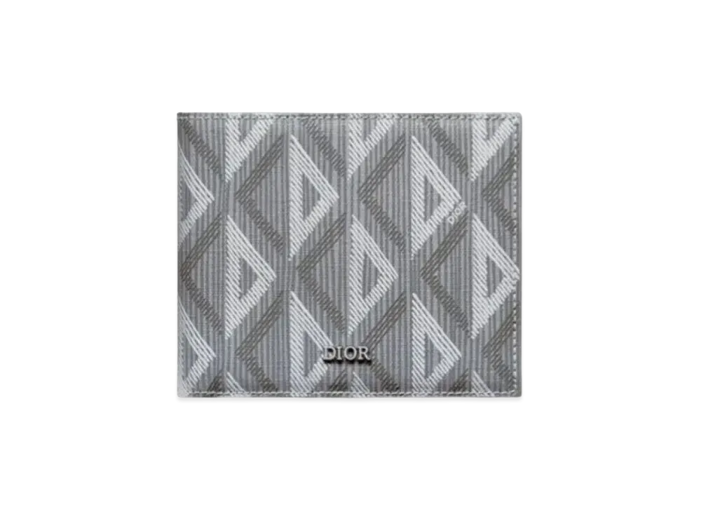 ディオール キャンバス CDダイヤモンド ウォレット "グレー" 2ESBH027DCO_H42E
