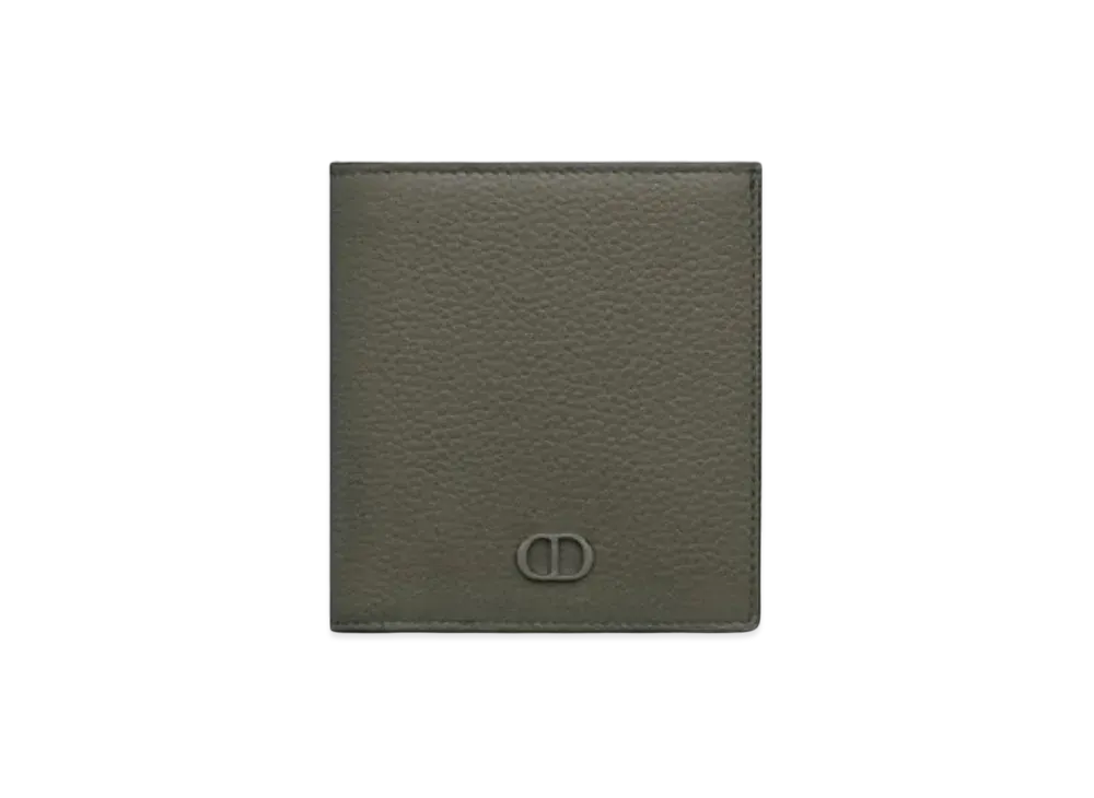 Dior Calf Leather Wallet "Olive"