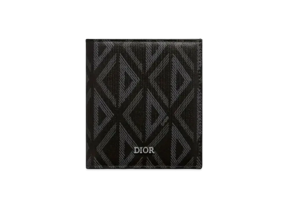 ディオール キャンバス CDダイヤ ウォレット "ブラック" 2ESBH072DCO_H43E