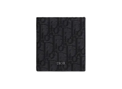 Dior Jacquard Wallet "Black"