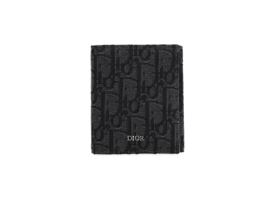 Dior Compact Wallet Dior Oblique Jacquard "Black"
