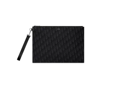 Dior A4 Pouch Dior Oblique Jacquard "Black"