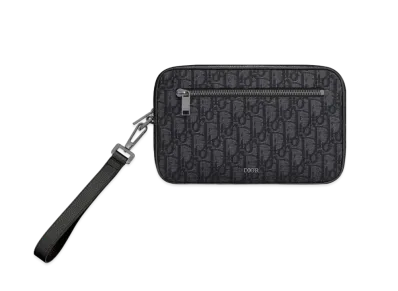 Dior Toiletry Bag Dior Oblique Jacquard "Black"