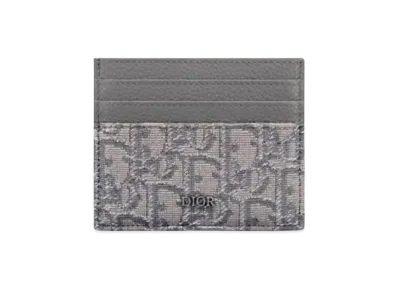 Dior Card Holder "Dark Gray"