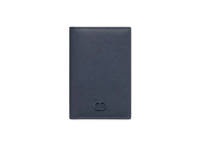 Dior Bi-Fold Card Holder "Navy Blue"