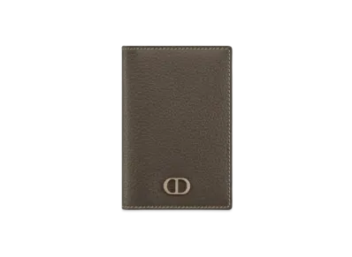 Dior Bi-Fold Card Holder "Sandal Black"
