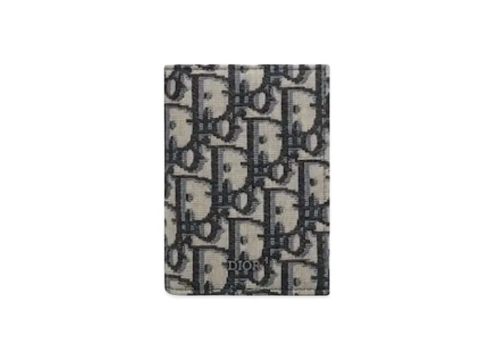 Dior Bi-Fold Card Holder "Beige/Black"